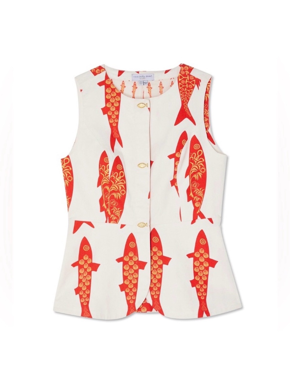 NWT Never Fully Dressed Cream Marina Sol Waistcoat